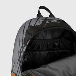 Рюкзак Равнодушие оранжевый, цвет: 3D-принт — фото 2