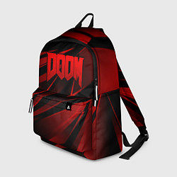 Рюкзак Doom - красная абстракция, цвет: 3D-принт