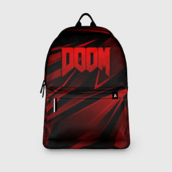 Рюкзак Doom - красная абстракция, цвет: 3D-принт — фото 2