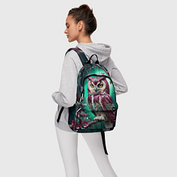 Рюкзак Волшебная сова в самоцветном лесу, цвет: 3D-принт — фото 2