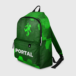 Рюкзак Portal - green gradient по-центру, цвет: 3D-принт