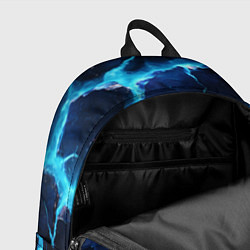 Рюкзак Голубая потертая текстура с разломом, цвет: 3D-принт — фото 2