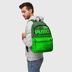 Рюкзак PUBG - green gradient посередине, цвет: 3D-принт — фото 2
