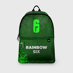 Рюкзак Rainbow Six - green gradient по-центру, цвет: 3D-принт — фото 2