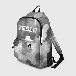 Рюкзак Tesla - grey gradient посередине, цвет: 3D-принт