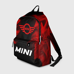 Рюкзак Mini - red gradient по-центру, цвет: 3D-принт