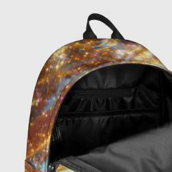 Рюкзак Блестящая золотая текстура, цвет: 3D-принт — фото 2