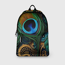 Рюкзак Узоры и перья павлина, цвет: 3D-принт — фото 2