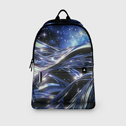 Рюкзак Закрученные линии и звезды - космическая абстракци, цвет: 3D-принт — фото 2