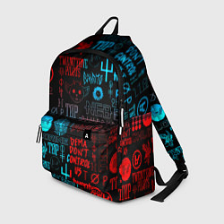 Рюкзак Twenty one pilots rock pattern, цвет: 3D-принт
