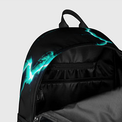 Рюкзак Color light blue black, цвет: 3D-принт — фото 2