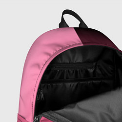 Рюкзак Розовый с затемнением градиент пополам, цвет: 3D-принт — фото 2