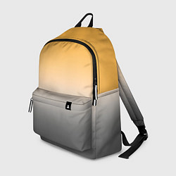 Рюкзак Бледный жёлто-серый градиент, цвет: 3D-принт