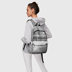 Рюкзак Evanescence - grey gradient посередине, цвет: 3D-принт — фото 2