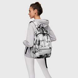 Рюкзак Color black and white, цвет: 3D-принт — фото 2