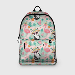 Рюкзак Панда фламинго лето ананас, цвет: 3D-принт — фото 2