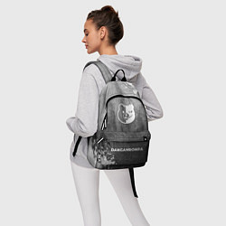 Рюкзак Danganronpa - grey gradient по-центру, цвет: 3D-принт — фото 2