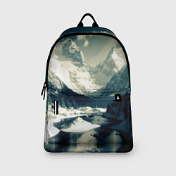 Рюкзак Река и горы снежные пейзаж, цвет: 3D-принт — фото 2