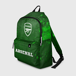 Рюкзак Arsenal - green gradient по-центру, цвет: 3D-принт