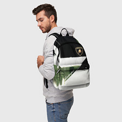 Рюкзак Ламборджини логотип, цвет: 3D-принт — фото 2