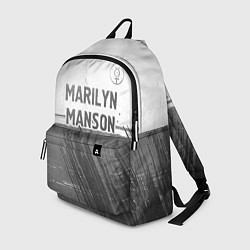 Рюкзак Marilyn Manson - white gradient посередине, цвет: 3D-принт