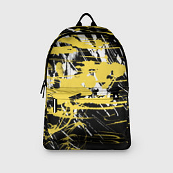 Рюкзак Желтая краска на черном, цвет: 3D-принт — фото 2