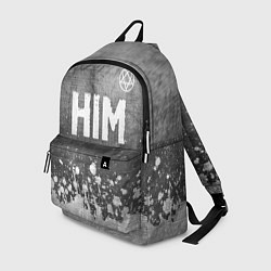 Рюкзак HIM - grey gradient посередине, цвет: 3D-принт
