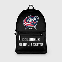 Рюкзак Коламбус Блю Джекетс - команда НХЛ, цвет: 3D-принт — фото 2
