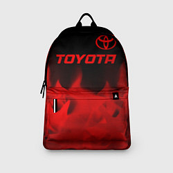Рюкзак Toyota - red gradient посередине, цвет: 3D-принт — фото 2