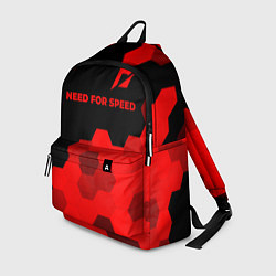 Рюкзак Need for Speed - red gradient посередине, цвет: 3D-принт