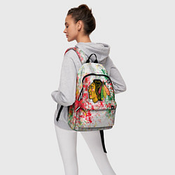 Рюкзак Chicago Blackhawks NHL white, цвет: 3D-принт — фото 2