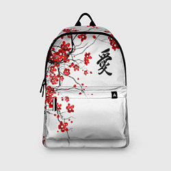 Рюкзак Сакура с иероглифом Любовь, цвет: 3D-принт — фото 2
