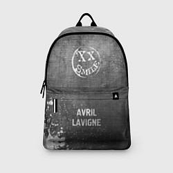 Рюкзак Avril Lavigne - grey gradient по-центру, цвет: 3D-принт — фото 2