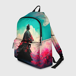 Рюкзак Самурай и сакура, цвет: 3D-принт