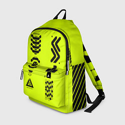 Рюкзак Кибер текстура - ядовитая, цвет: 3D-принт