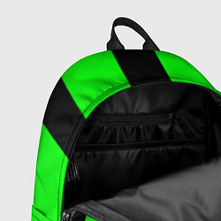 Рюкзак Color green black line, цвет: 3D-принт — фото 2