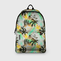 Рюкзак Palm black yellow white, цвет: 3D-принт — фото 2