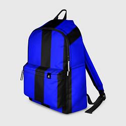 Рюкзак Color blue black stripes, цвет: 3D-принт