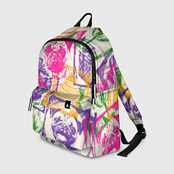 Рюкзак Мопс и праздник, цвет: 3D-принт