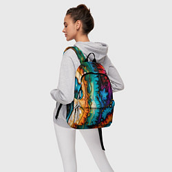 Рюкзак Разноцветный узор, цвет: 3D-принт — фото 2