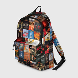 Рюкзак AC DC - обложки альбомов и песен, цвет: 3D-принт