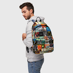 Рюкзак Nirvana - обложки альбомов и песен, цвет: 3D-принт — фото 2