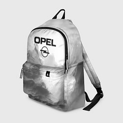 Рюкзак Opel на сером абстрактном фоне, цвет: 3D-принт