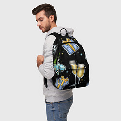 Рюкзак Новогодний вайб, цвет: 3D-принт — фото 2