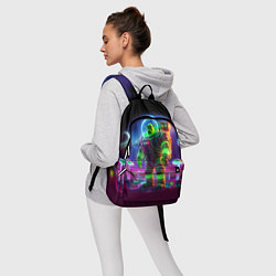 Рюкзак Космонавт Шрук в неоновом скафандре на загадочной, цвет: 3D-принт — фото 2