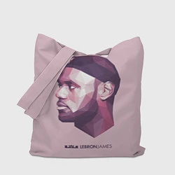 Сумка-шопер LeBron James: Poly Violet, цвет: 3D-принт