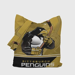 Сумка-шопер Pittsburgh Penguins, цвет: 3D-принт