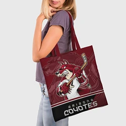 Сумка-шопер Arizona Coyotes, цвет: 3D-принт — фото 2