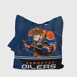 Сумка-шопер Edmonton Oilers, цвет: 3D-принт