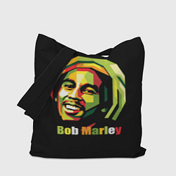 Сумка-шопер Bob Marley Smile, цвет: 3D-принт